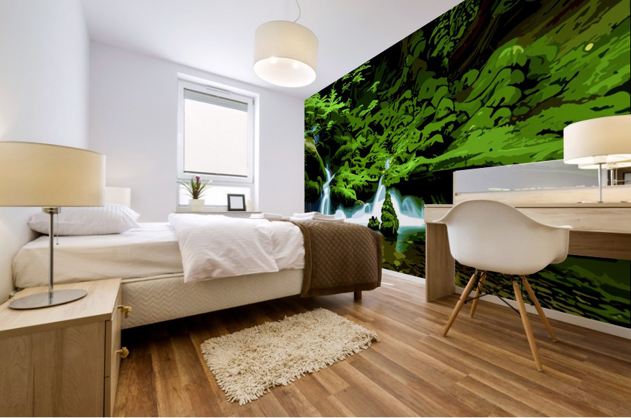 Mise-en-scene Mural print