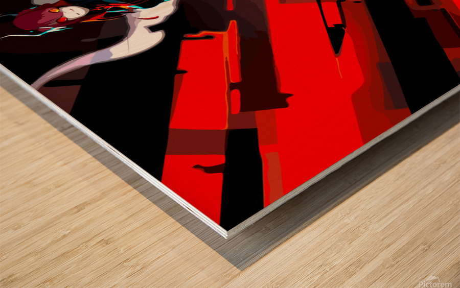 Vehemence Wood print