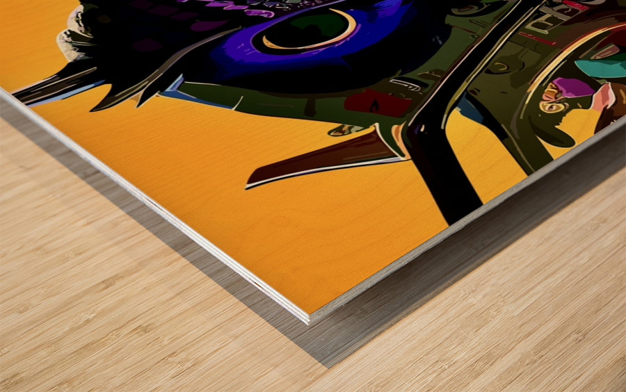 Noctambulist Wood print