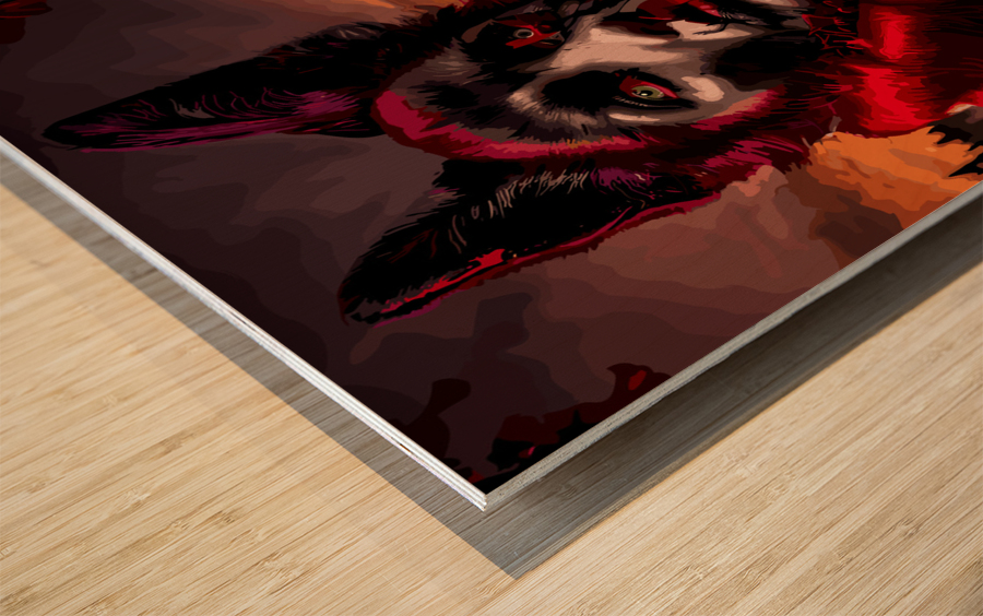 Riding Hood Wood print